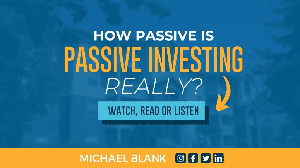 How Passive is Passive Investing Really