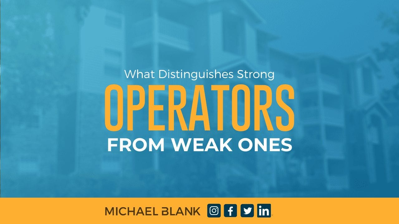 What Distinguishes Strong Operators From Weak Ones