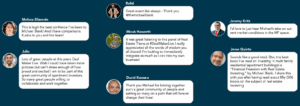screenshots of multiple customers feedback
