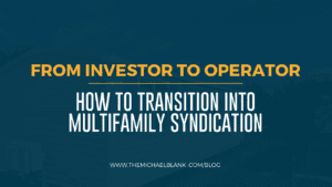 From Investor to Operator